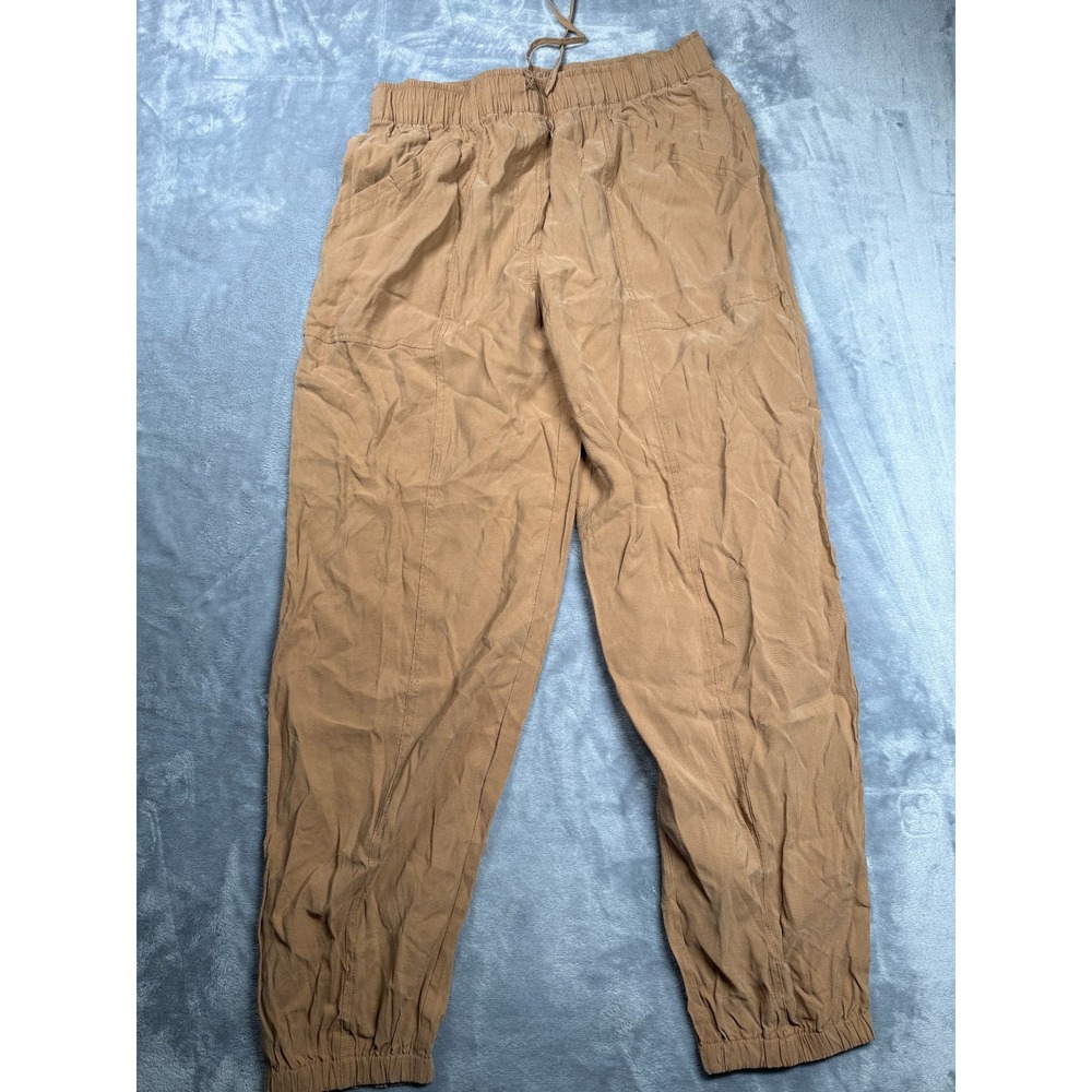 Abercrombie & Fitch Jogger Pants Womens Large Brown Workout Trail Athleisure